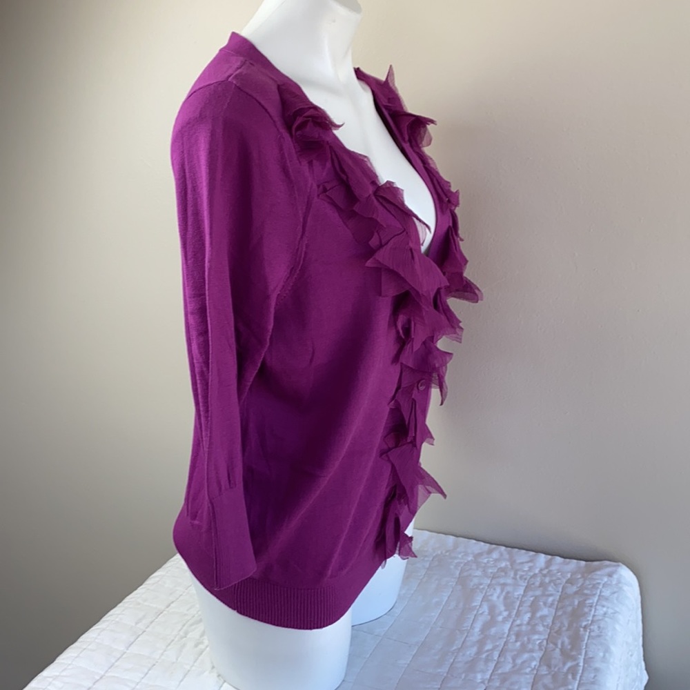 Lane Bryant Ruffled Cardigan - Picture 10 of 15